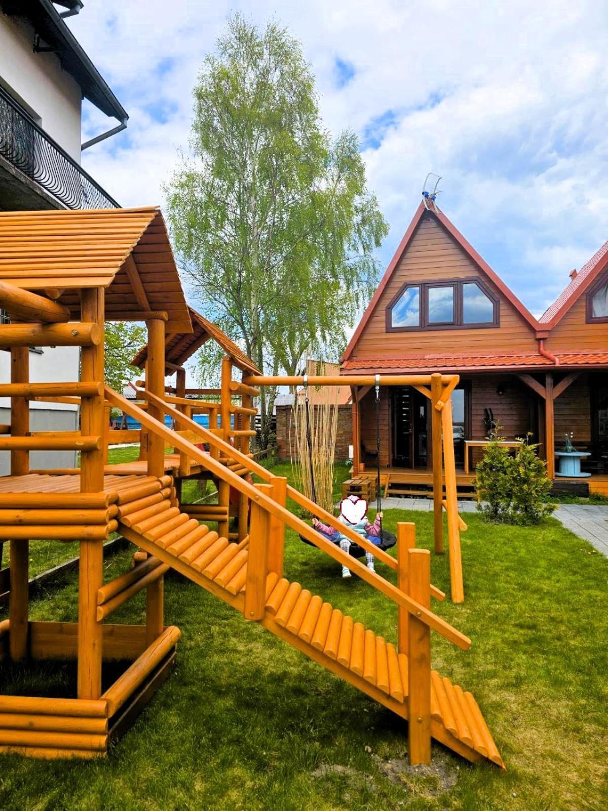 Domki Drewniane Zielona Łeba Esterno foto